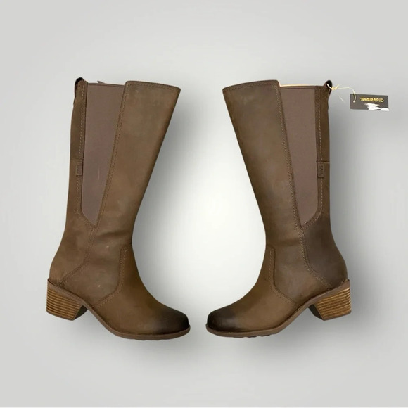 TEVA Anaya Tall Waterproof Boot Brown Sz 7.5 - Picture 2 of 14